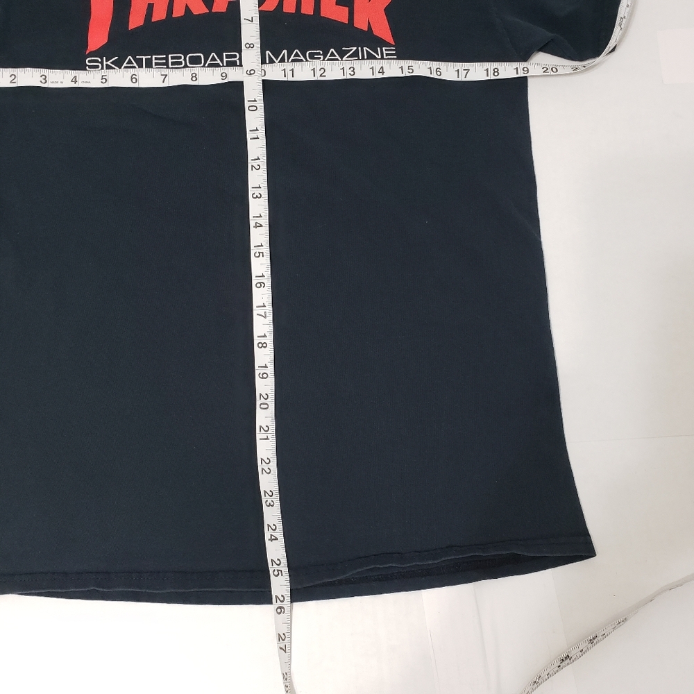 Thrasher Skateboard Magazine crewneck t-shirt Men's medium black - Picture 7 of 9